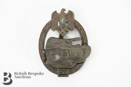 WWII SS Panzer Assault Badge