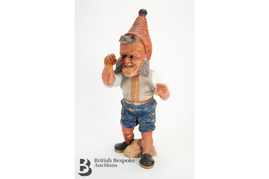 Large Terracotta German Gnome - Image 1 of 3