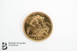 Elizabeth II 1982 Gold Half Sovereign