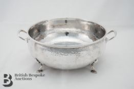 20th Century Hammered Fruit Bowl