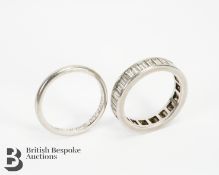 2.4ct Diamond and Platinum Full Eternity Ring and