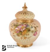 Royal Worcester Potpourri and Cover