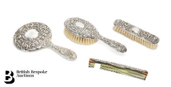 Silver Vanity Set