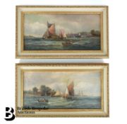 Pair of William Anslow Thornley Marine Oils