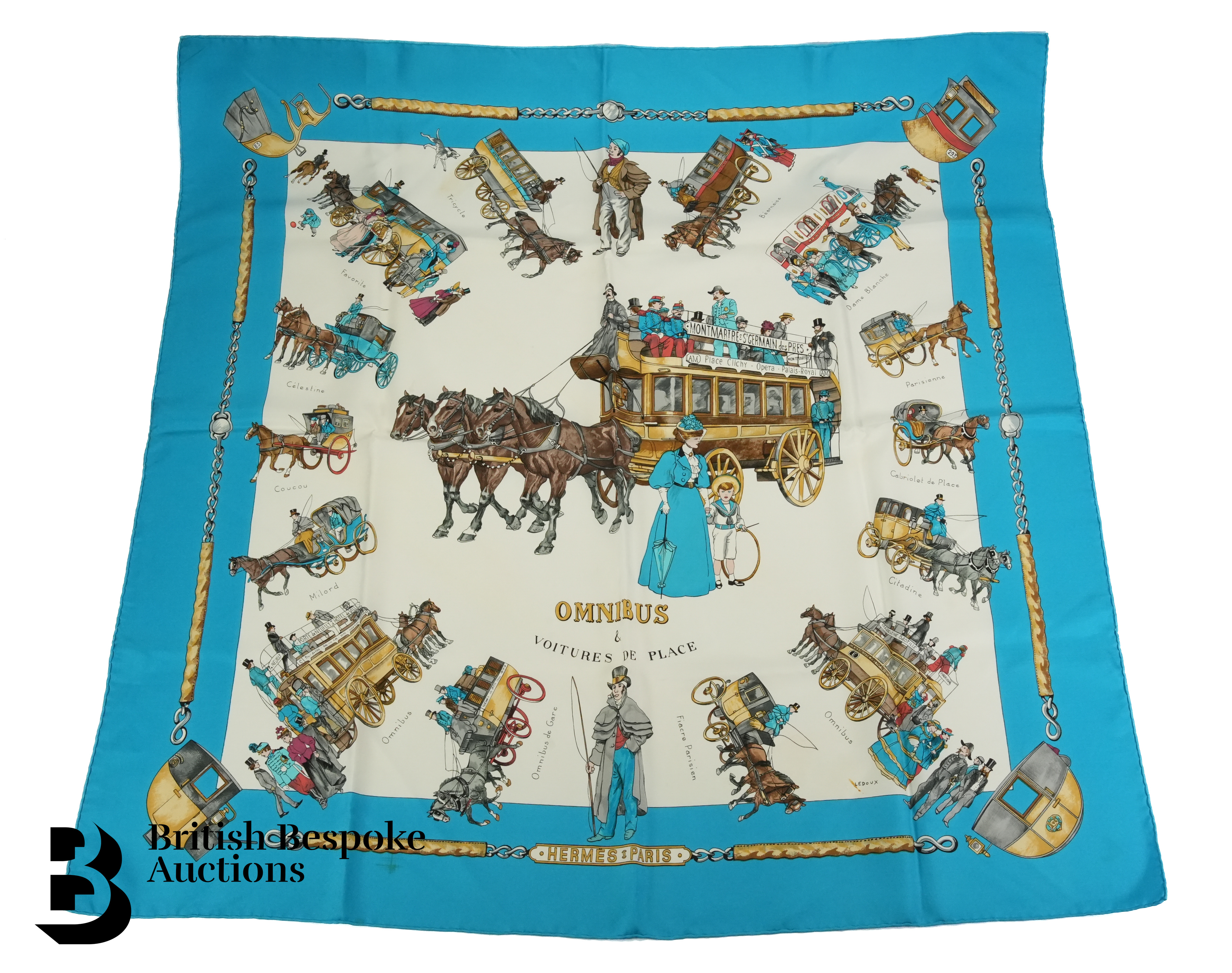 Hermes Paris Tribord Scarf
