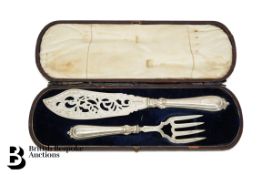 Victorian Silver Fish Serving Set