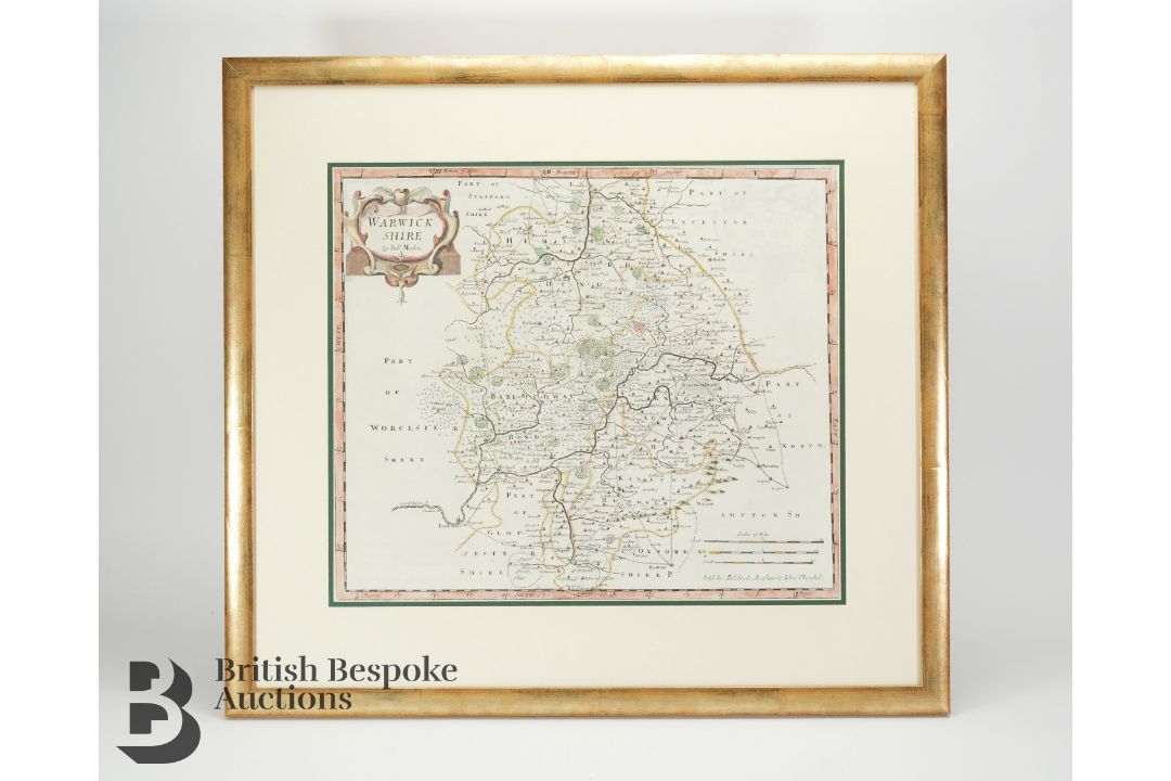 Three Antique Robert Morden Maps - Image 2 of 10