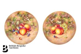 Royal Worcester Cabinet Plates