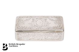 Victorian Silver Box