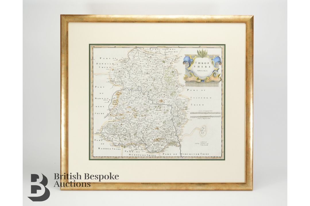 Three Antique Robert Morden Maps - Image 3 of 10