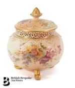 Royal Worcester Potpourri and Cover