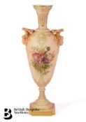 Royal Worcester Blush Ware Vase
