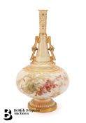 Royal Worcester Blush Ivory Vase