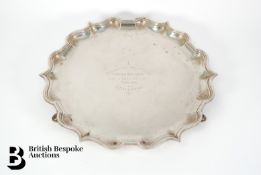 Large Silver Presentation Salver