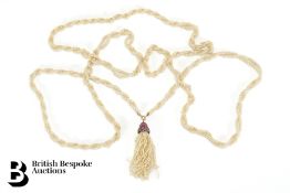Art Deco Seed Pearl Sautoir