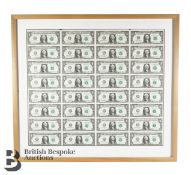United States of America $1.00 Uncirculated Notes