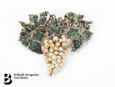 Victorian Seed Pearl Brooch