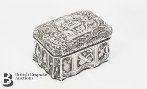 Continental Silver Trinket Box