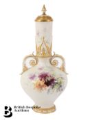 Royal Worcester Blush Ivory Vase
