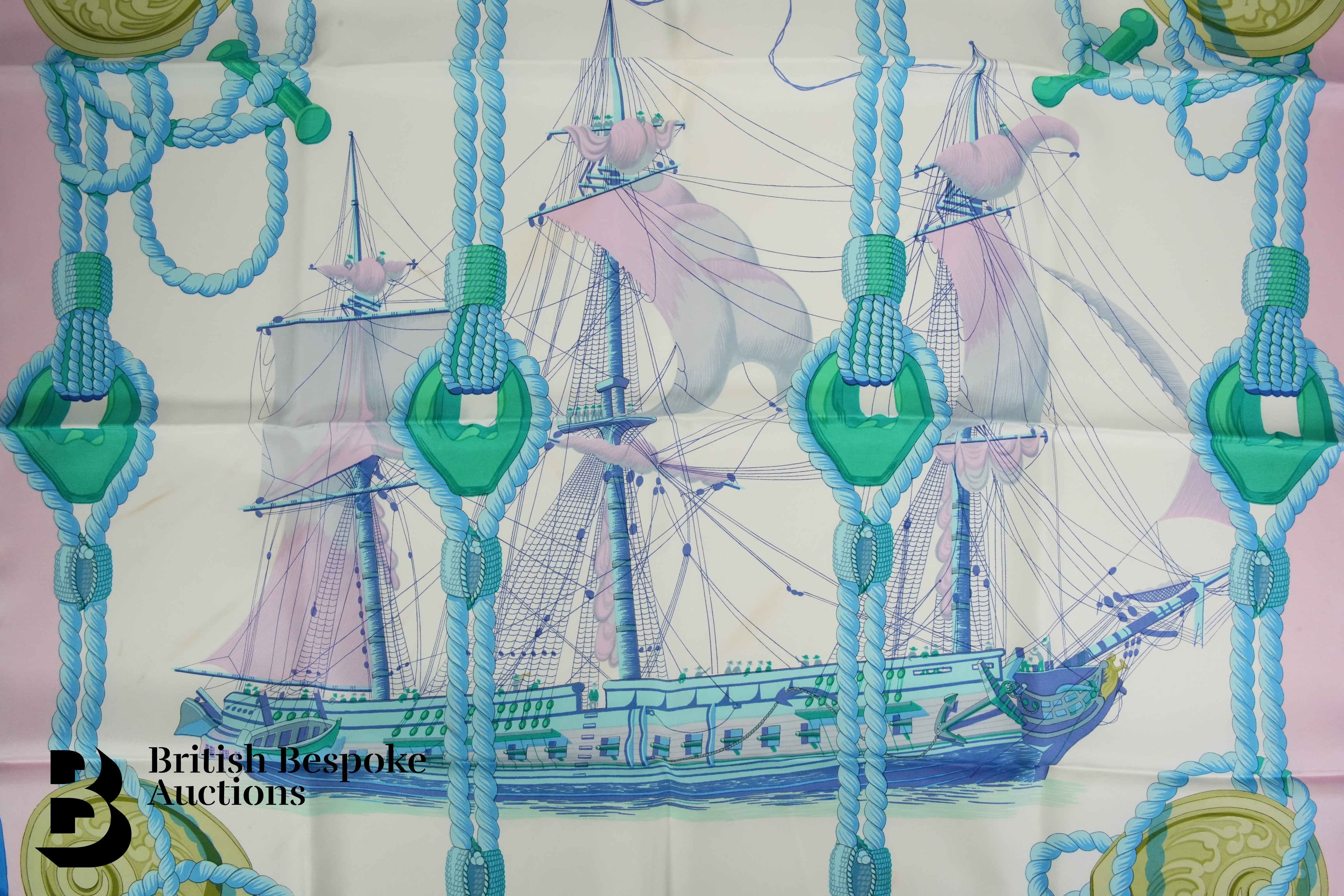 Hermes Paris Tribord Scarf - Image 5 of 5