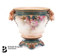 Hadley's Worcester Blush Ware Jardiniere