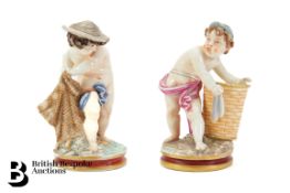 Royal Worcester Figural Spill Vase