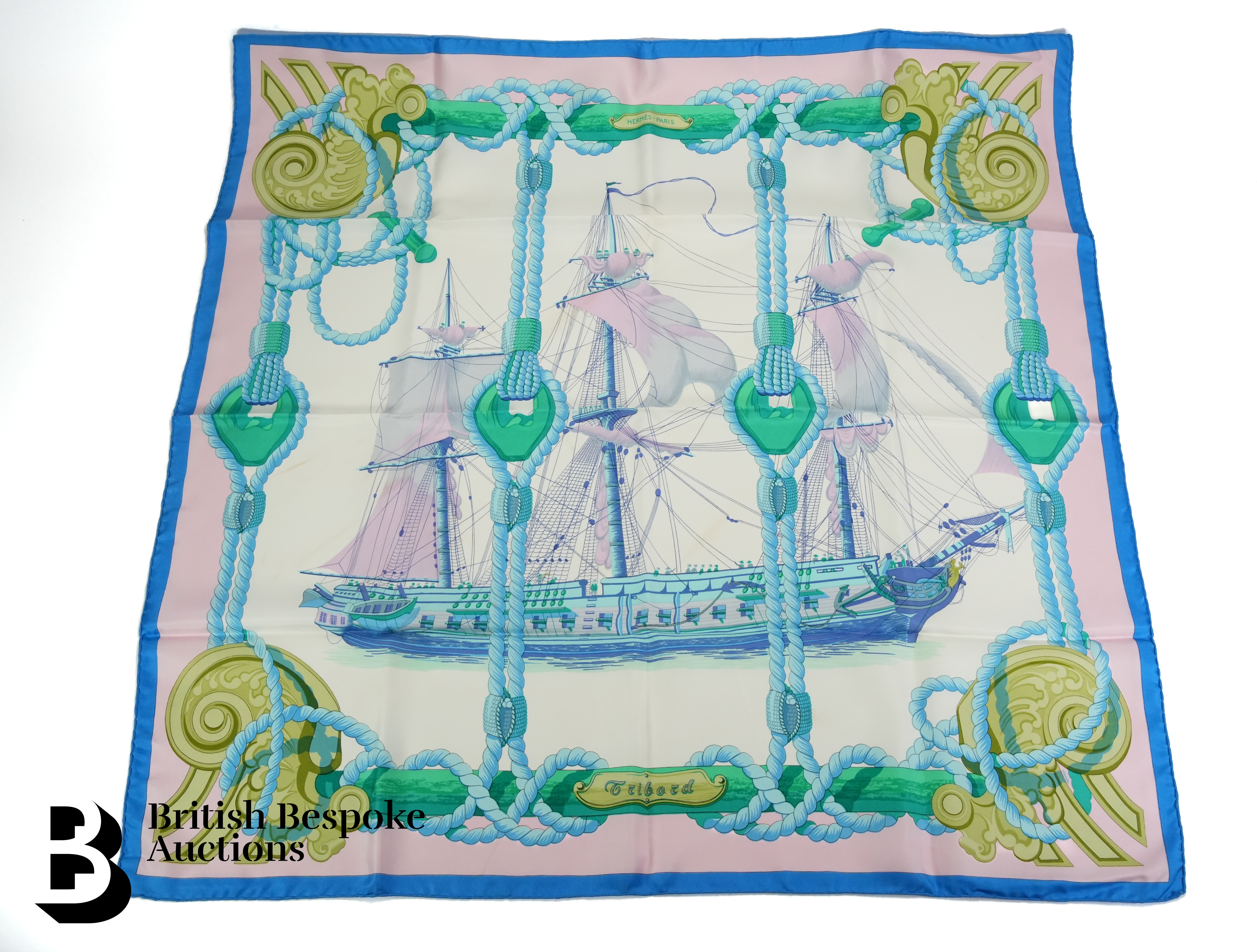 Hermes Paris Tribord Scarf - Image 3 of 5