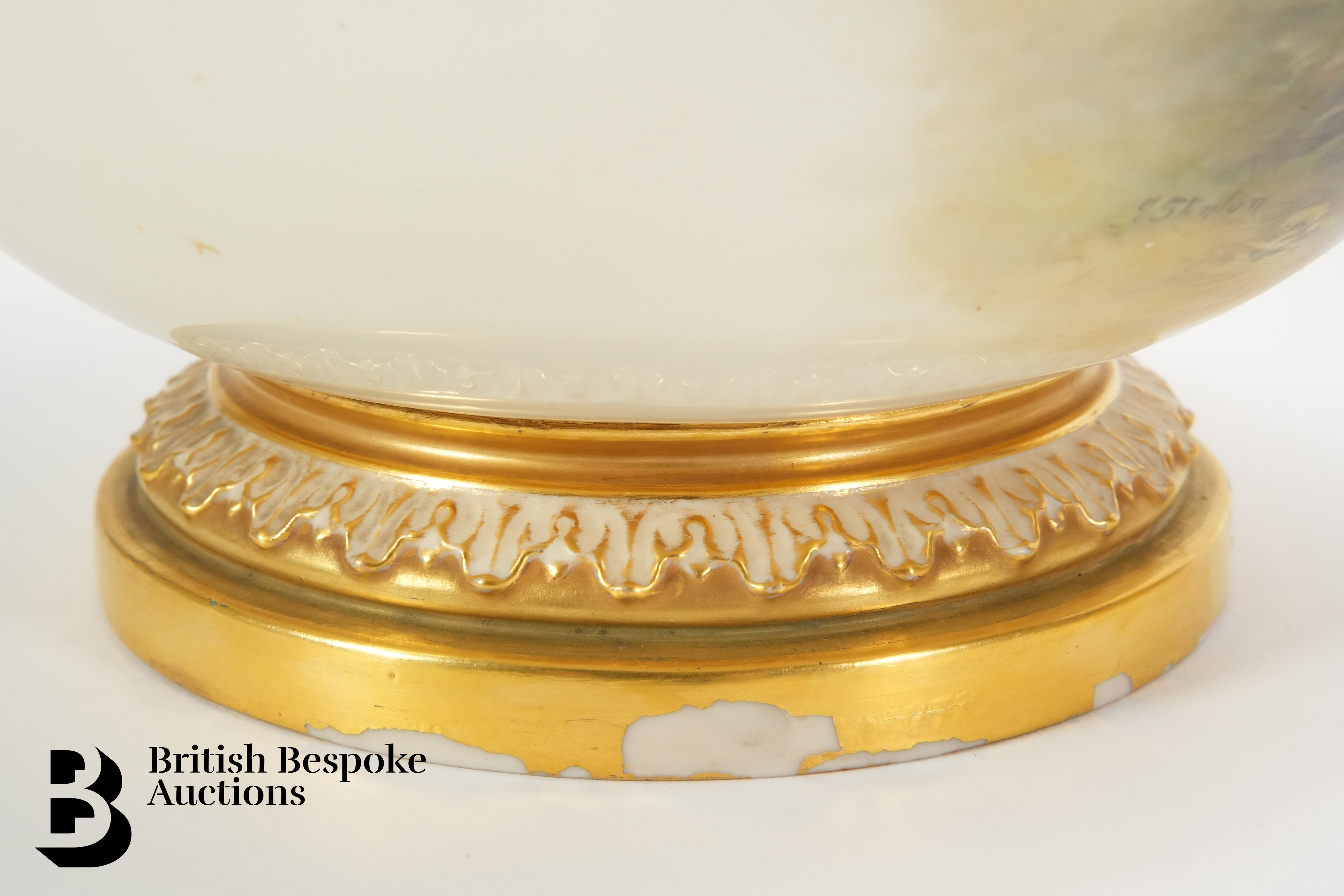 Royal Worcester Vase and Cover Signed by John Stinton - Image 12 of 14