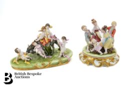 Capodimonte Figural Groups