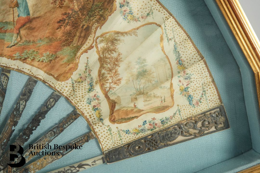 18th Century Continental Mother of Pearl Fan - Image 5 of 6