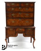 George I Walnut Chest of Stand