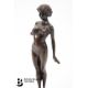 Patinated Bronze Figurine - Image 2 of 3