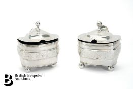Pair of Georgian Silver Mustards