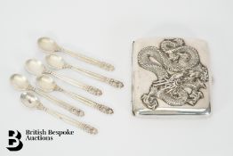 Chinese Silver Cigarette Case