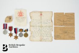 WWI Medal Group and King George Letter