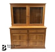 Colin 'Beaverman' Almack Oak Display Cabinet