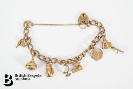 9ct Gold Charm Bracelet