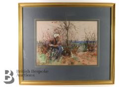 Hurst Hal (1865-1938) R.B.A., R.I., H.R.M.S Original Watercolour