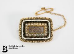 Early 19th Century Mourning Brooch