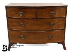 Georgian Bow Fronted Chest of Drawers