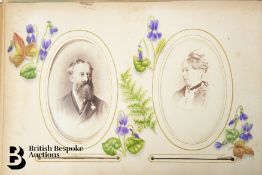 Three Leatherbound Victorian Photograph Albums