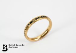 Georgian Gold and Enamel Mourning Ring