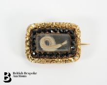 19th Century Mourning Brooch