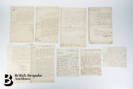Circa 1703-1795 Letters & Documents relating to the Military and Navy