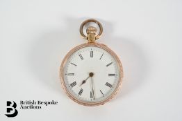 18ct Open Faced Pocket Watch