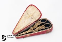 Pair of George IV Silver Grape Shears