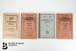 1919, 1927, 1931 and 1935 Diaries