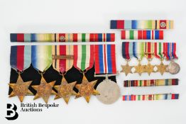 WWII Medal Group with Miniatures