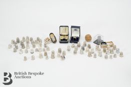 Collection of Silver Thimbles