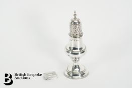 Georgian Silver Pounce Pot
